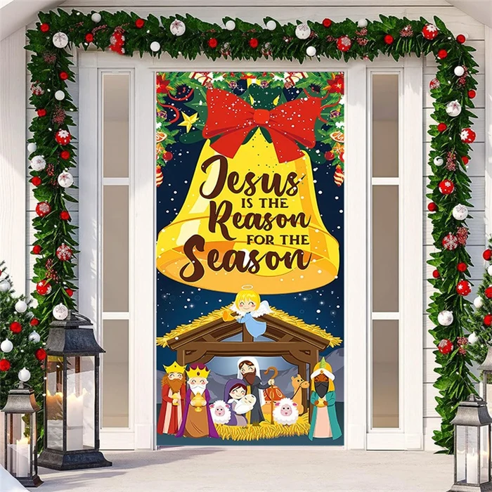 🎄Last Day Sale 70% OFF - Christmas 2023 Front Door Decoration🎅