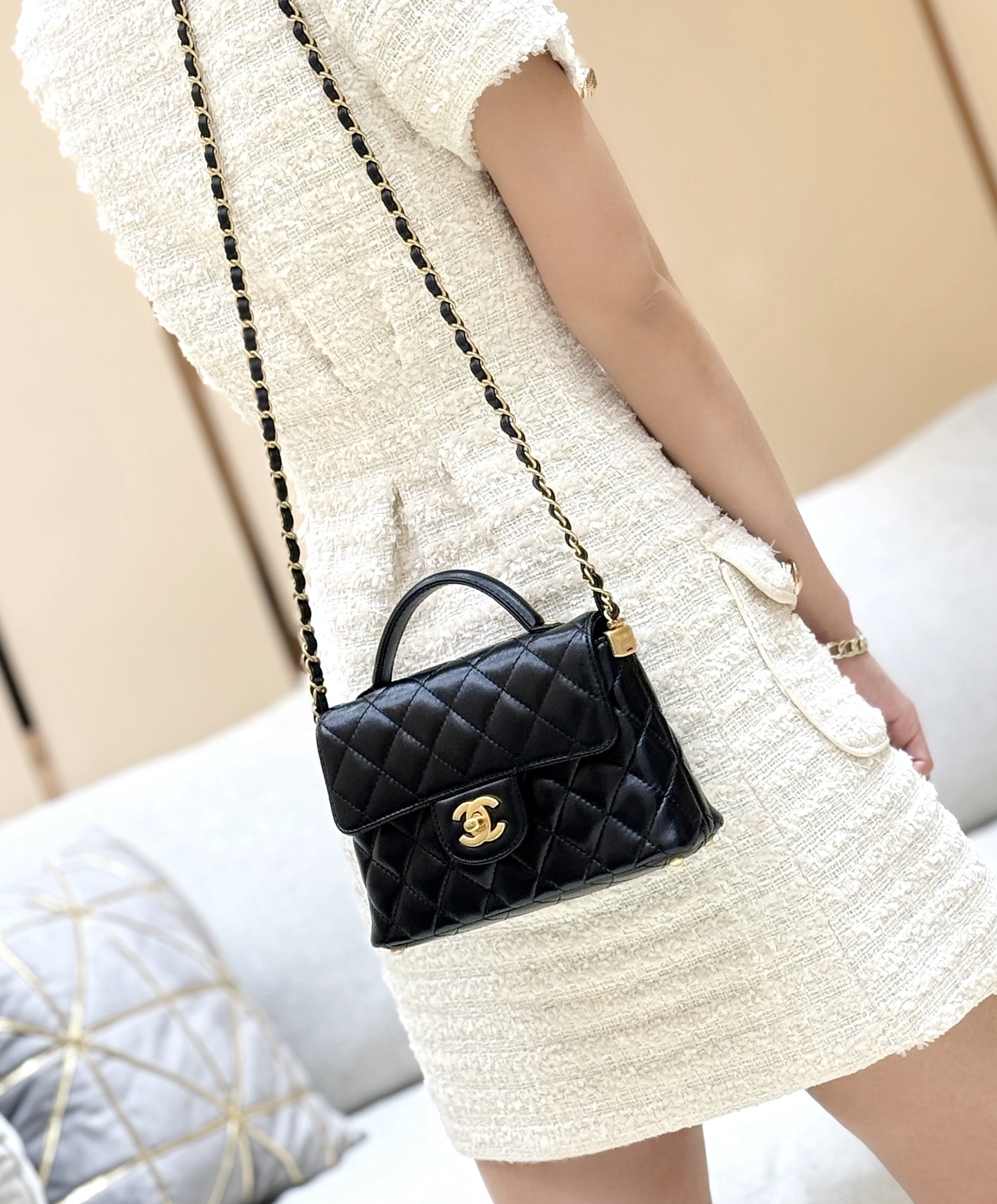 Chanel 25P Spring/Summer Preview Series Horizontal Kelly Handle Bag AS5354 00118