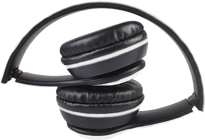 Wireless headphones with built-in microphone and radio. Foldable wireless headphones. Bluetooth 5.0 compatible. Capacity: 6 hours of use and 15 hours of standby time. Wireless headset