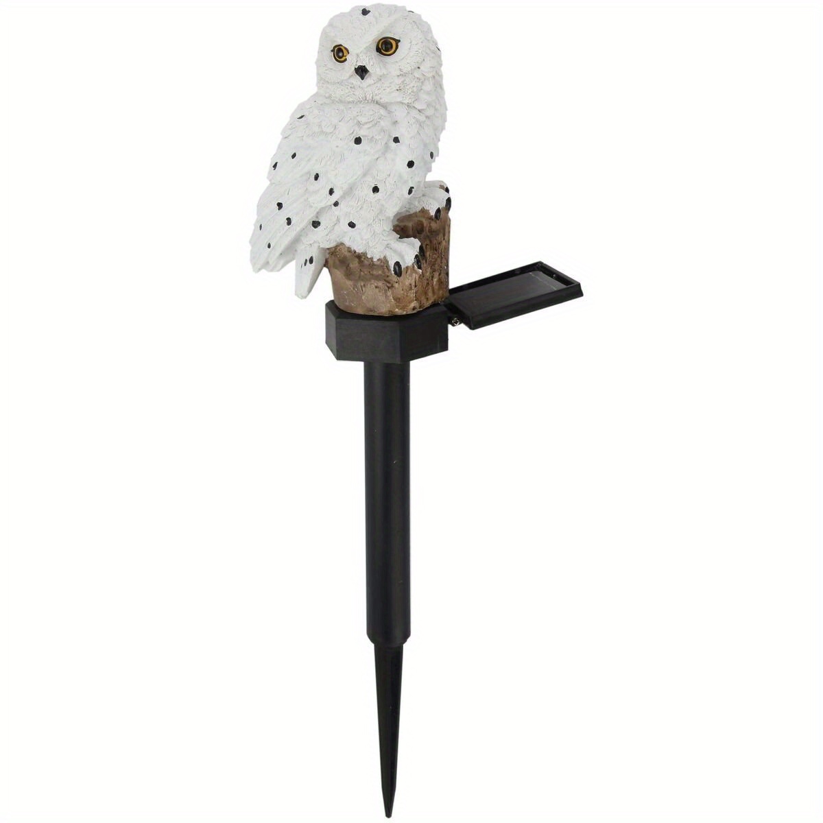 1pc Garden Solar Lights Outdoor Decorative Resin Owl Solar LED Lights With Stake For Garden Lawn Pathway Yard Decortion