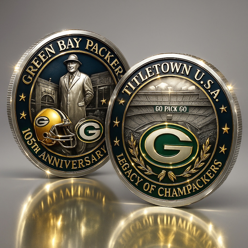 Green Bay Packers 105th Anniversary Commemorative Coin