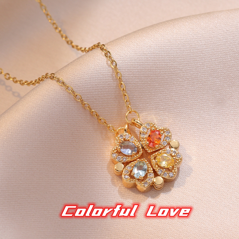 Magic Lucky Four-Leaf Clover Necklace