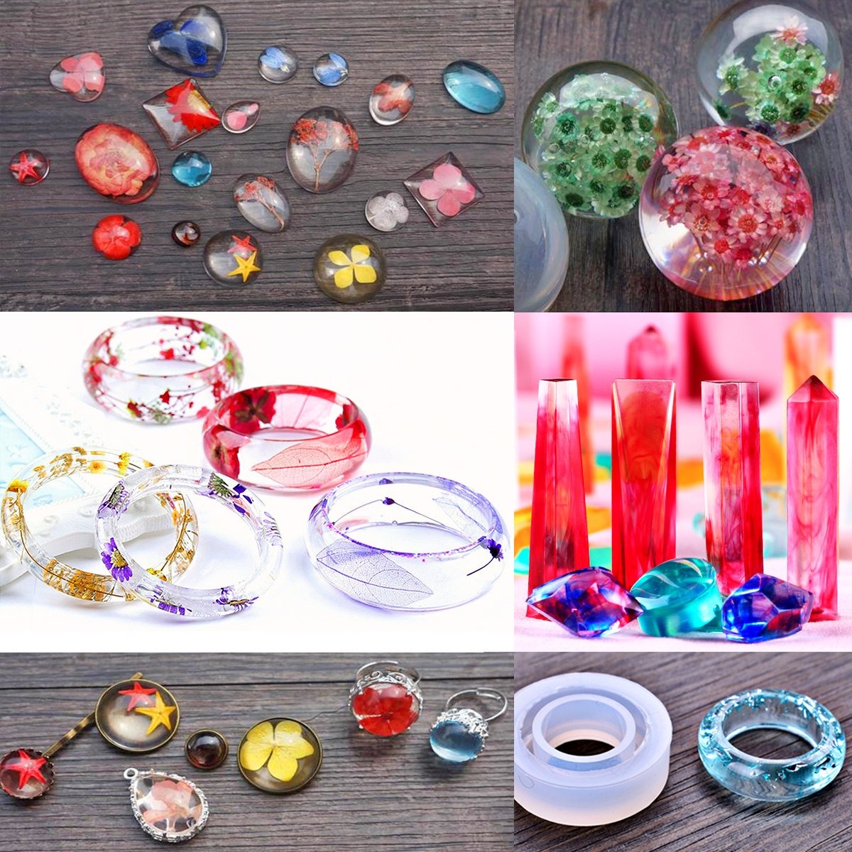 DIY Crystal Glue Jewelry -- One Suit Can Make All Products!