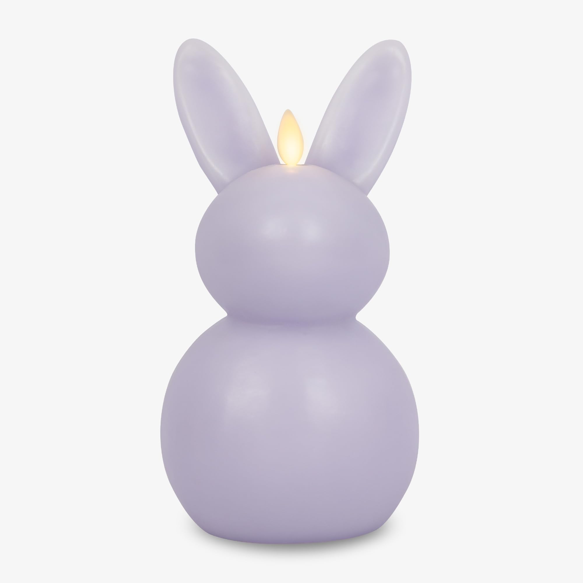 Flickering LED Flame Bunny Candle - AA Batteries