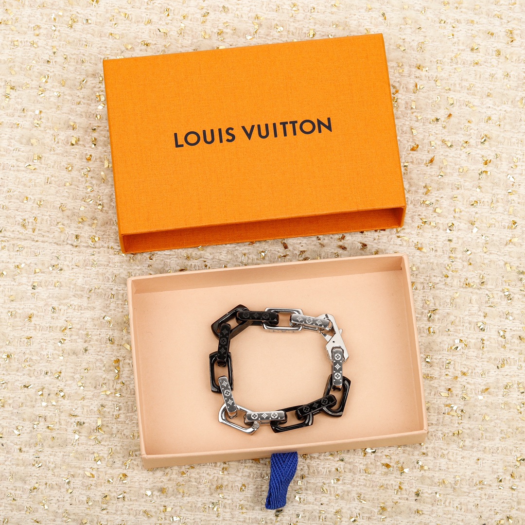 Louis Vuitton Mongram Chain Bracelet