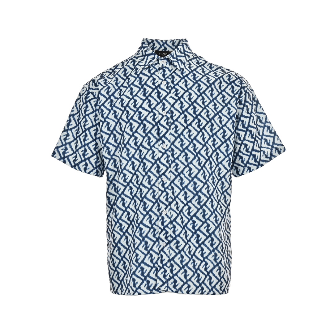 Fendi 24ss FF full print short sleeve shirt