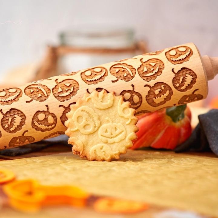 (🎃Early Halloween Hot Sale)PUMPKIN ROLLING PIN