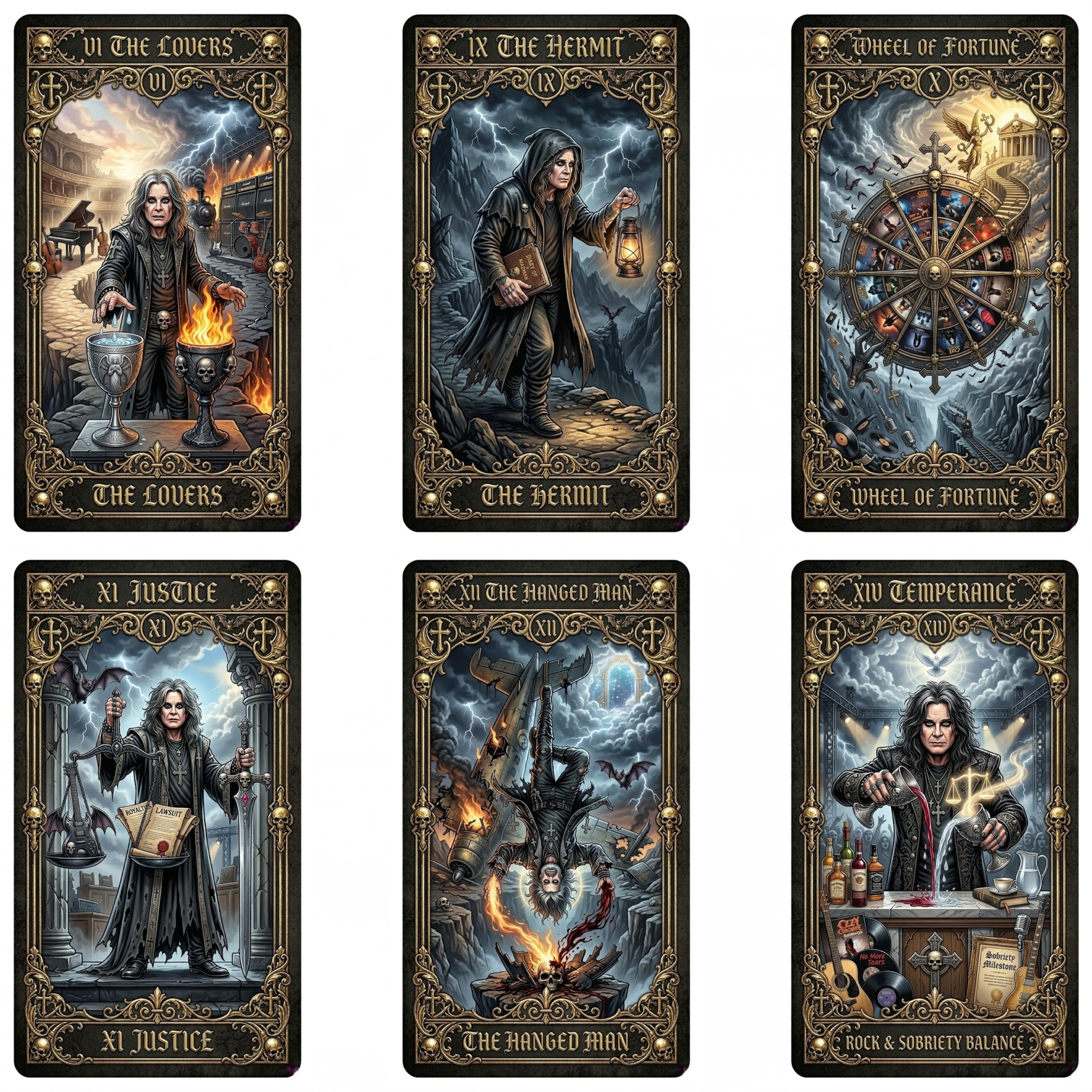 Ozzy Osbourne Tarot Deck