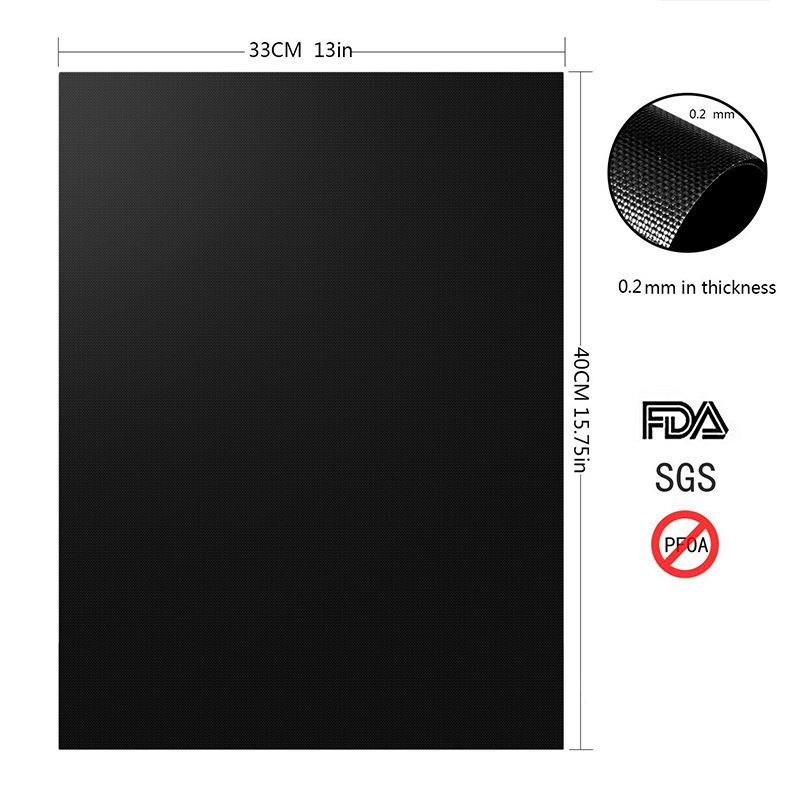 (🔥Last Day Promotion-SAVE 50% OFF)Reusable Non-Stick BBQ Grill Mats(Set of 2)-BUY 2 GET 1 FREE
