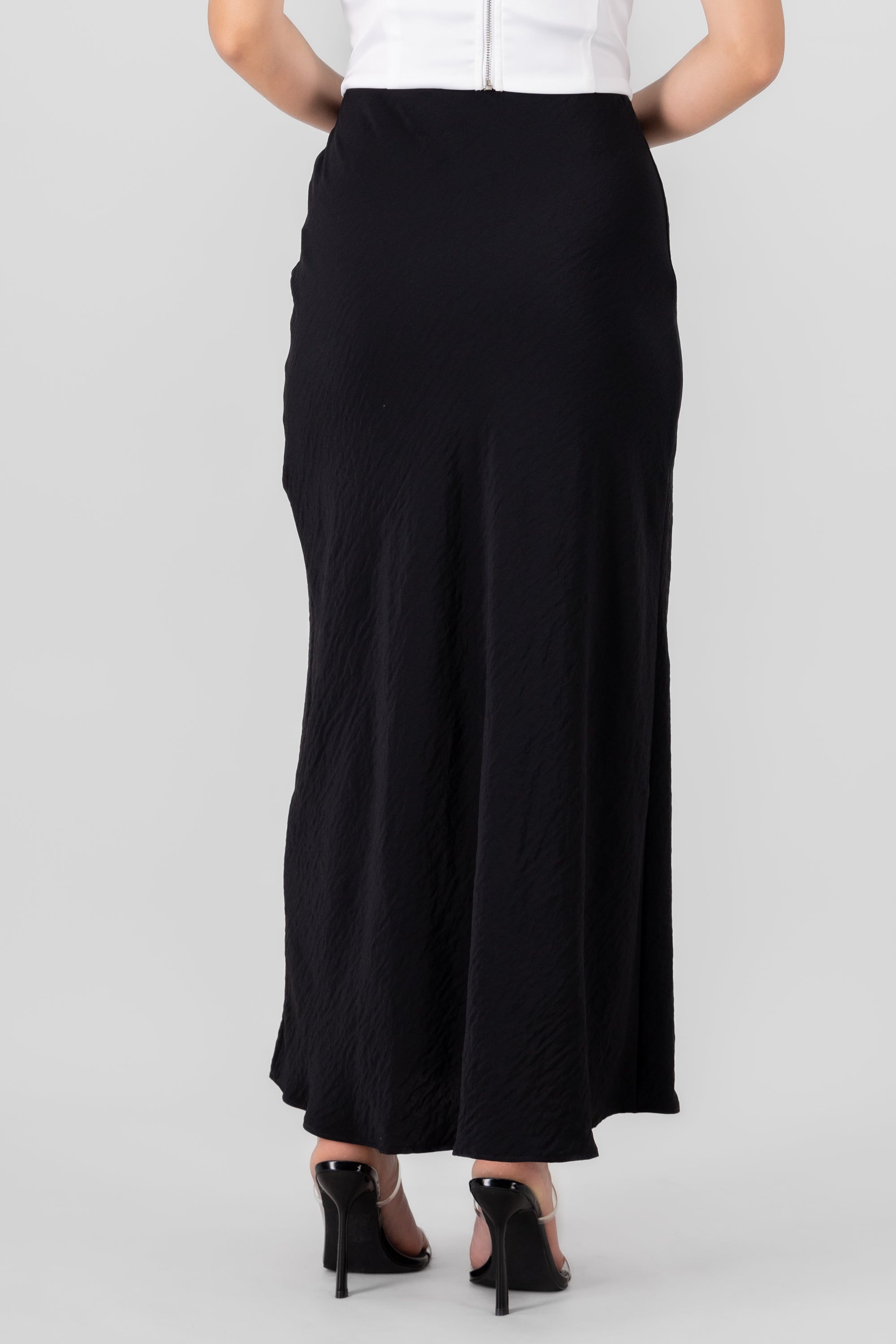 Low Waist Midi Skirt