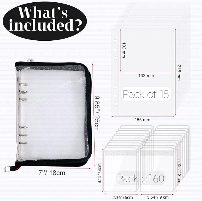 🔥Last Day Promotion-SAVE 50% OFF🔥Transparent Jewelry Storage Book With 60 Portable Anti Tarnish Jewelry Bags