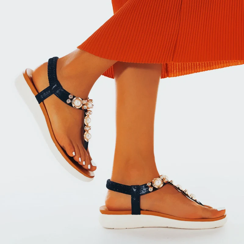 Comfortable Pearl On Cloud Sandals