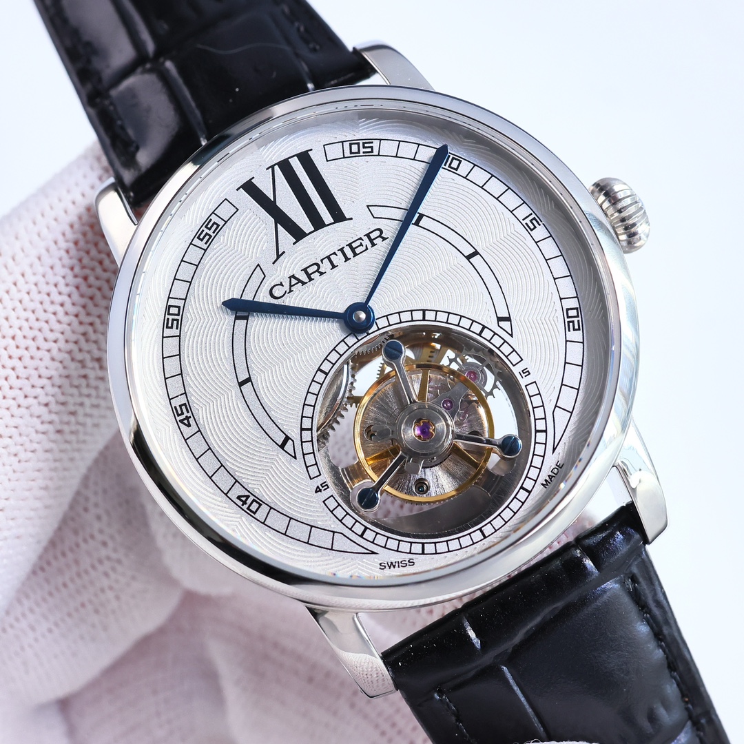Cartier True Flywheel KF1 Rotonde de Cartier Tourbillon Cadran Love Tourbillon Watch