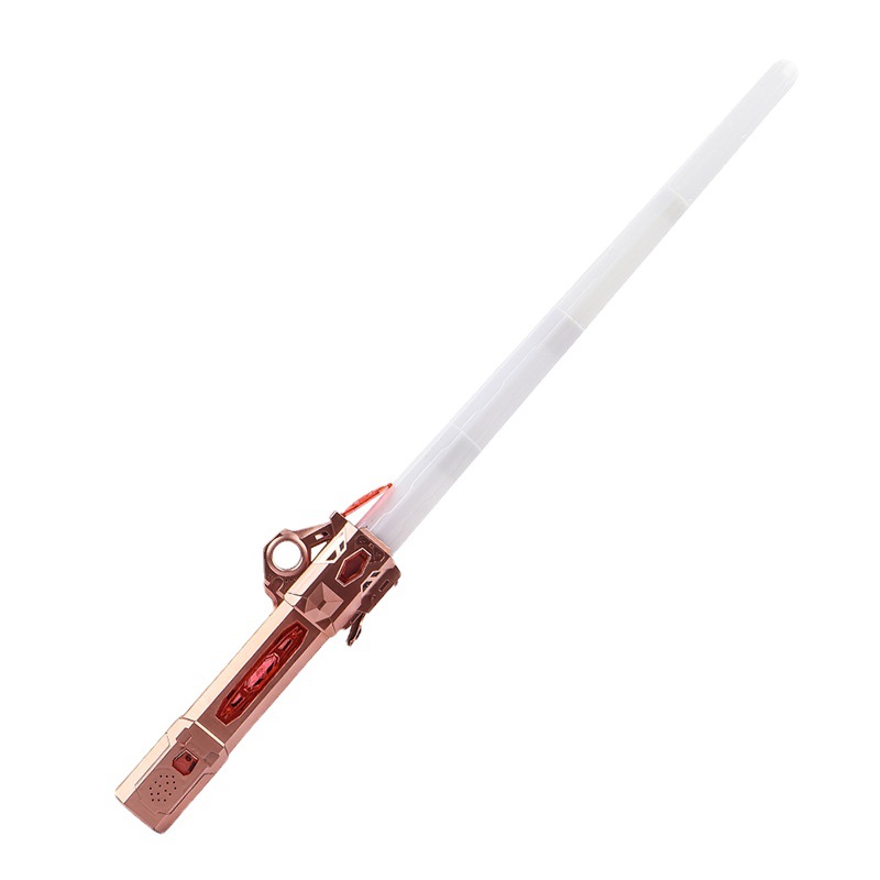 Laser Sword Retractable Two-in-one Color-changing Lightsaber Toy