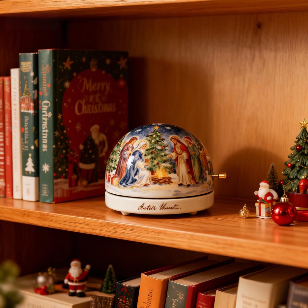 Nativity Christmas Music Box