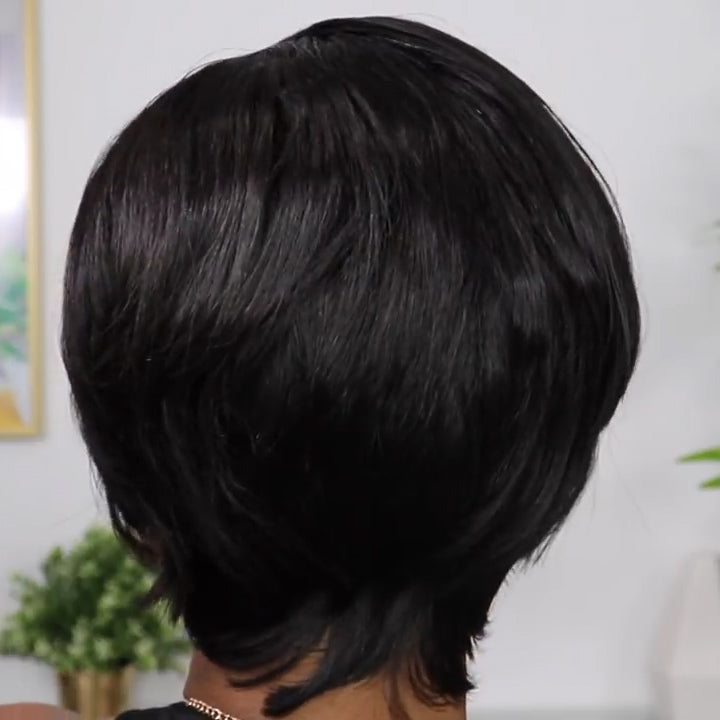 New Cheap Short Pixie Bob Wig
