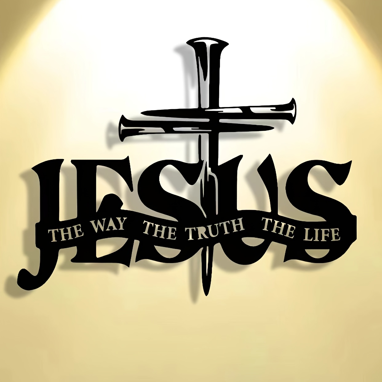 🔥Super Sale - 49% OFF🔥Jesus & Cross Design Wall Art (20 x 14 inches)