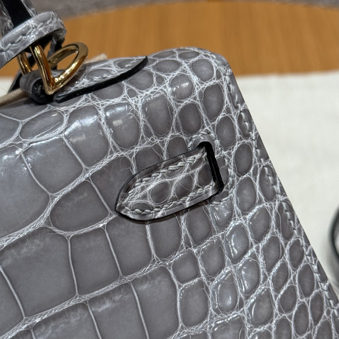 Hermès Kelly 0VGris Ciment (Handmade to order)