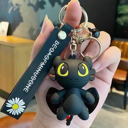 Night Fury and Lightning Fury keychain