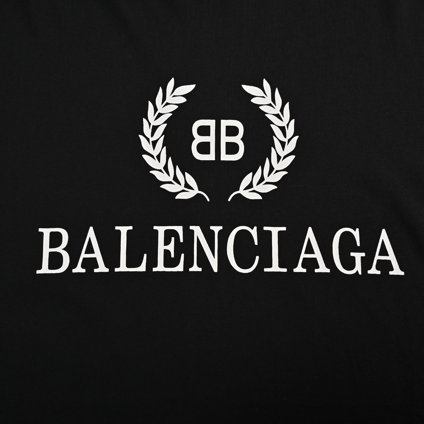Balenciaga wheat ear logo print short sleeves