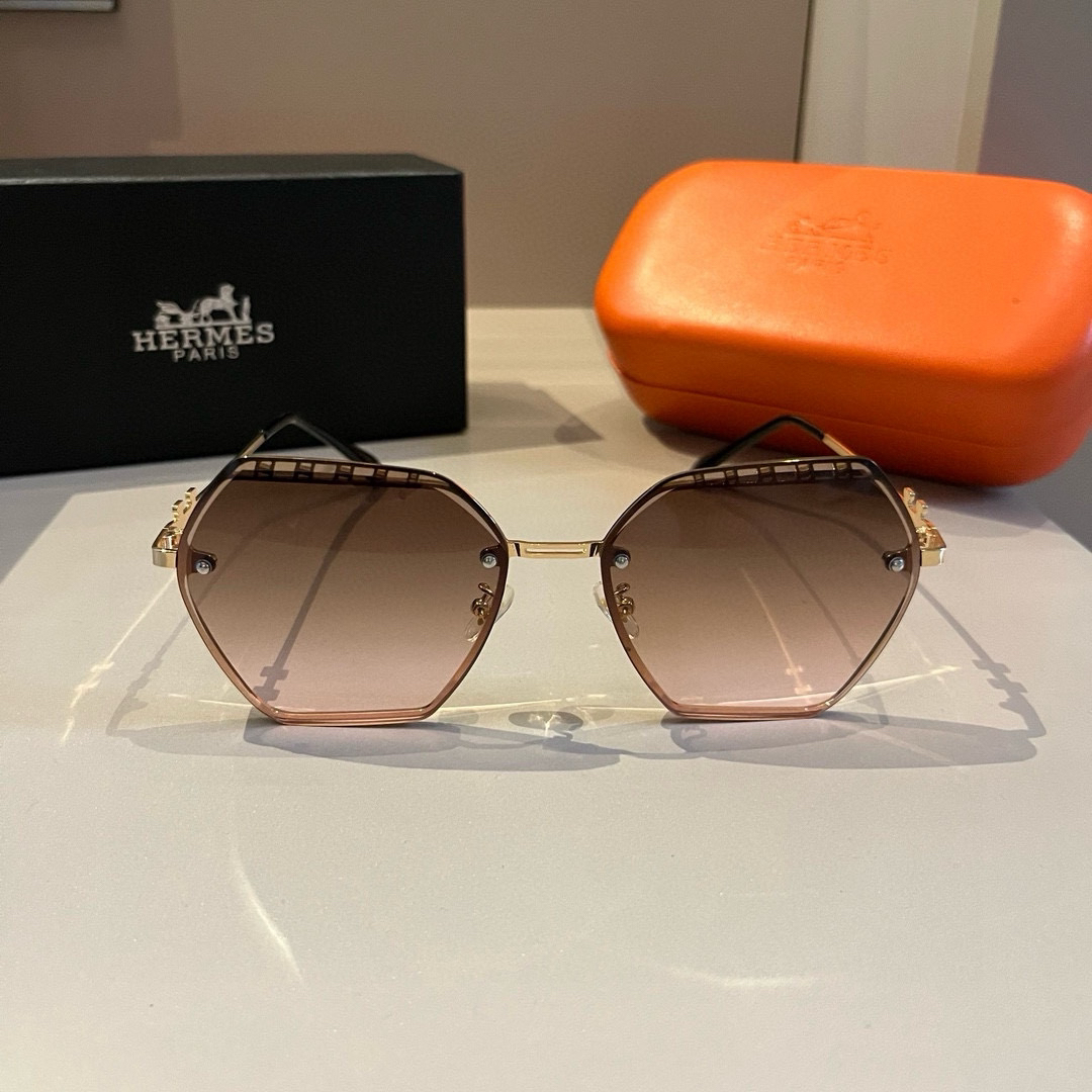 Hermes Square Frame Sunglasses