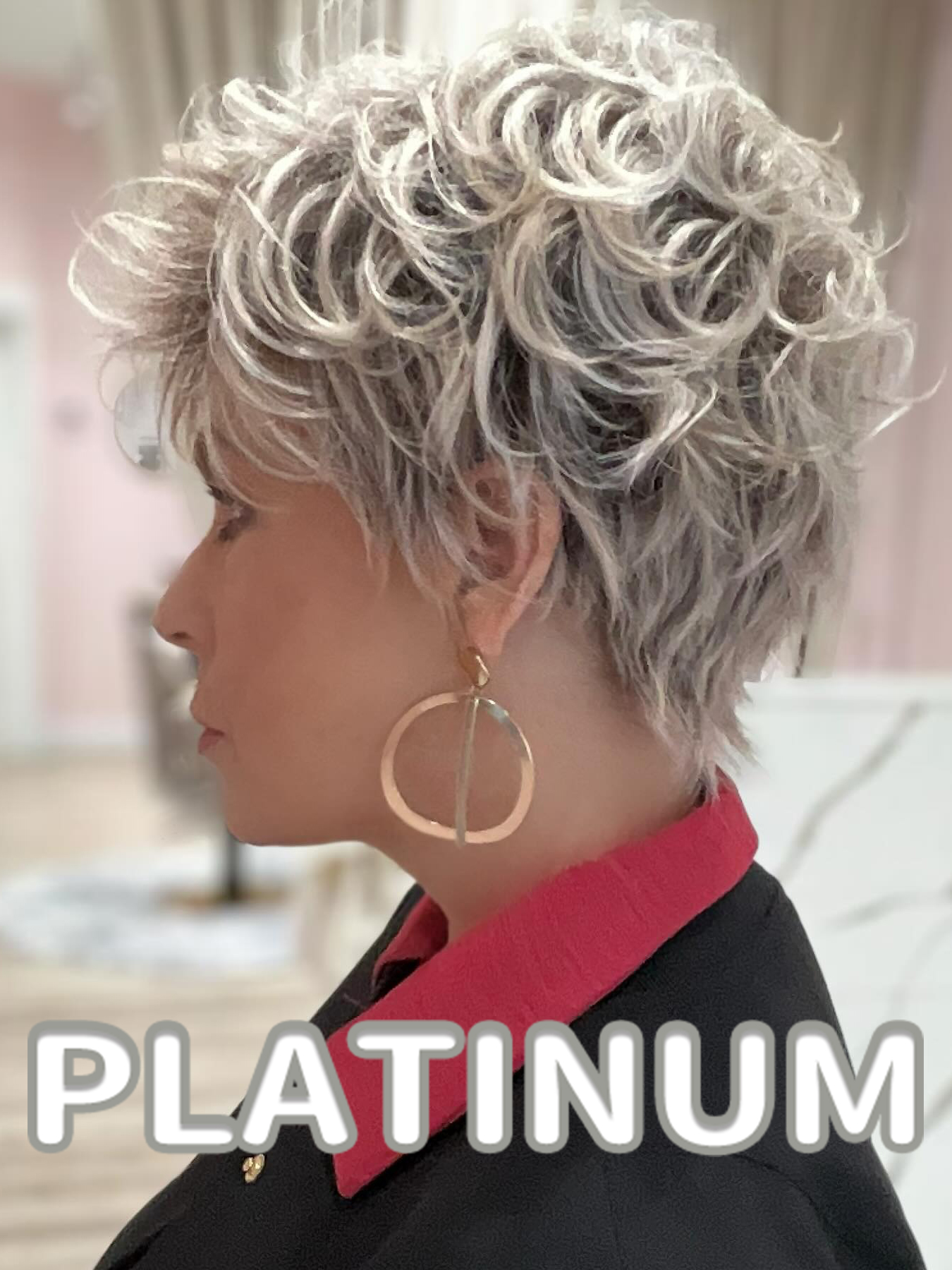 Textured Pixie Wig With Voluminous Layers