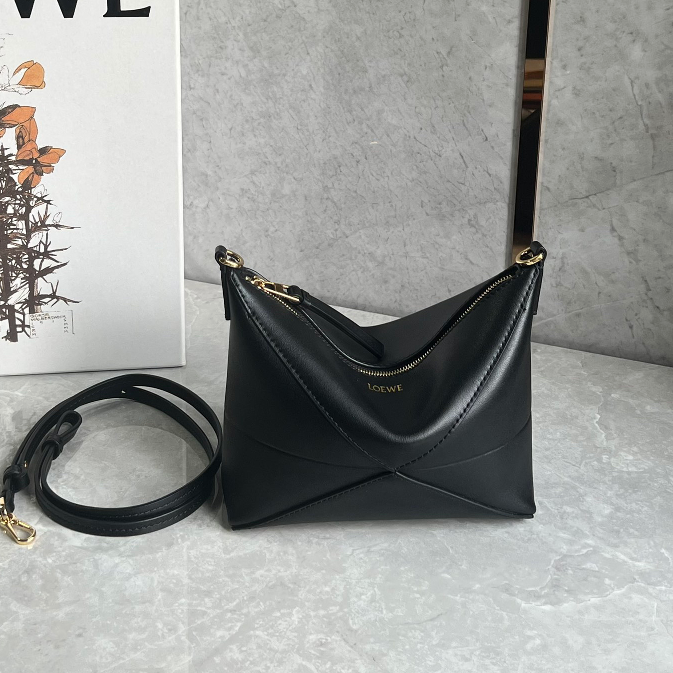 Loewe puzzle fold pouch mahjong bag 0696