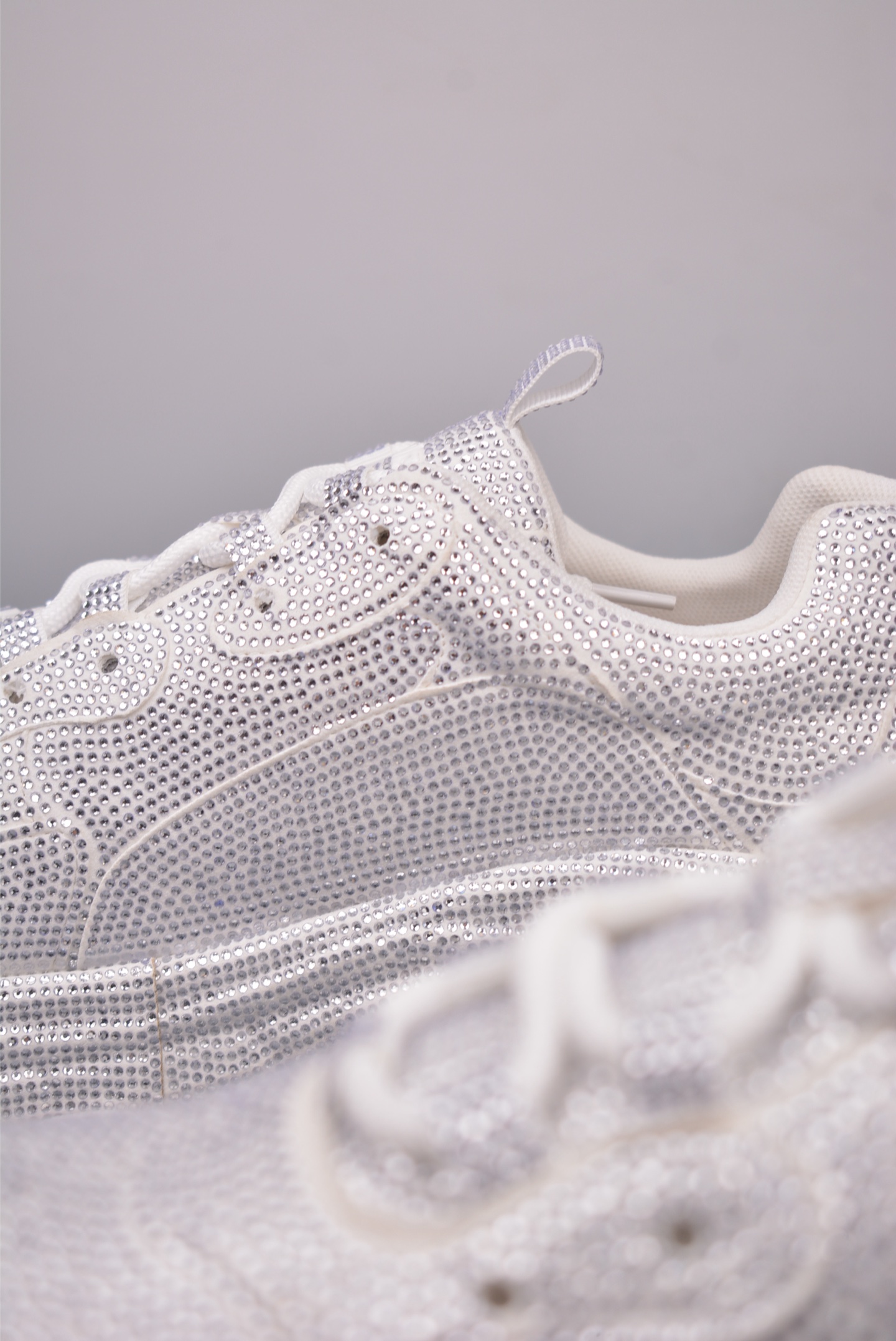 Balenciaga Triple S Trainers Sneaker White Diamonds