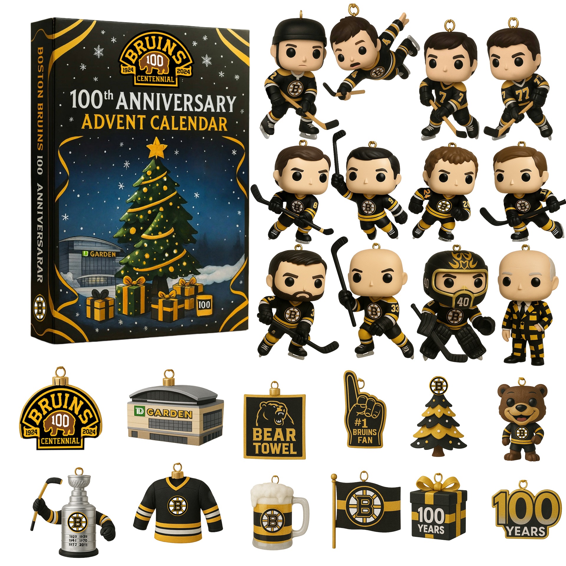 Boston Bruins 100th Anniversary Advent Calendar