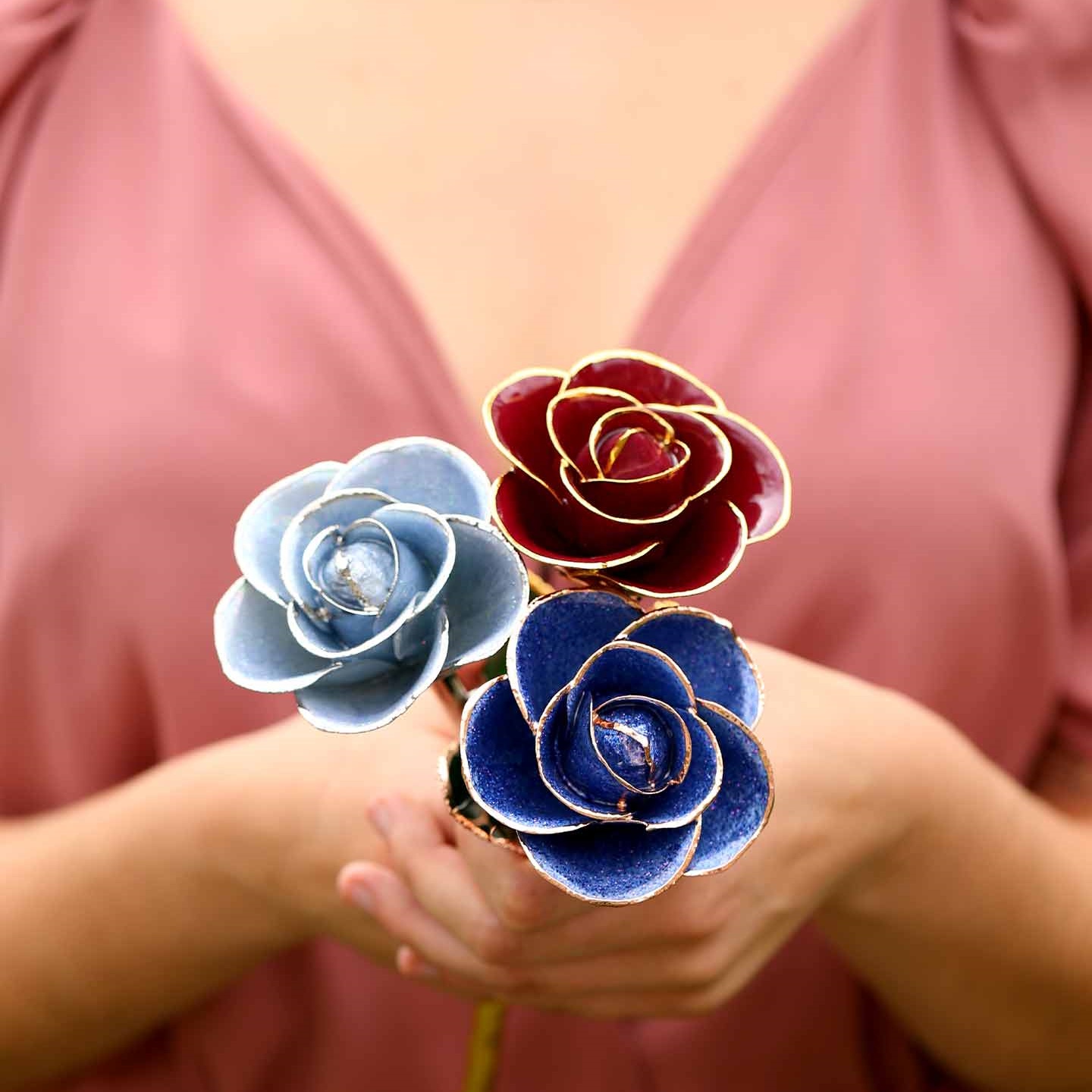 🔥HOT SALE🔥24kt Gold Dipped Rose Real Rose