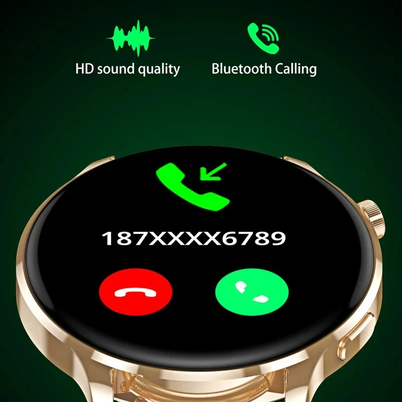 New Women's Smartwatch Watch Heart Rate Blood Pressure Blood Oxygen Monitor HD Bluetooth Call NFC Smartwatch for Android iOS