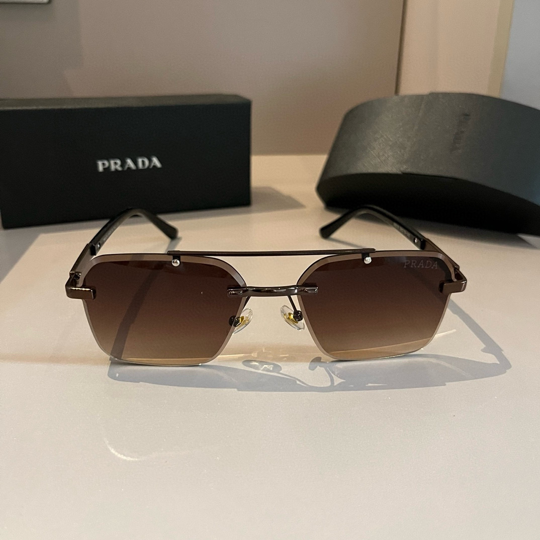 Prada rimless sunglasses
