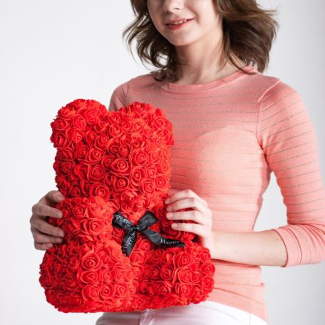 Ultimate Luxury Rose Bear 【Valentine’s Day Gifts】