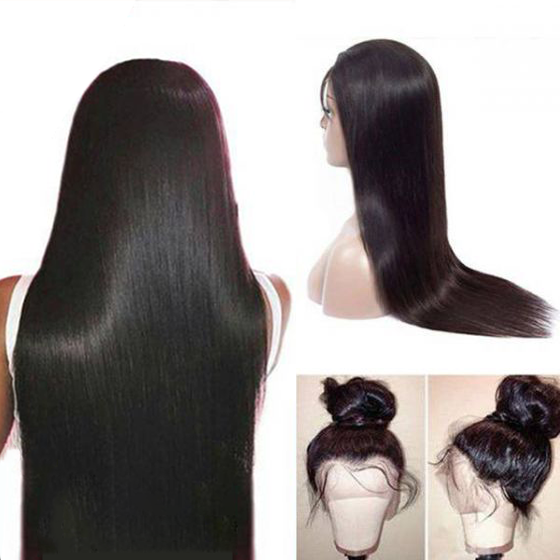 New Christmas special OFF Ponytail Bun Straight Wig Styles