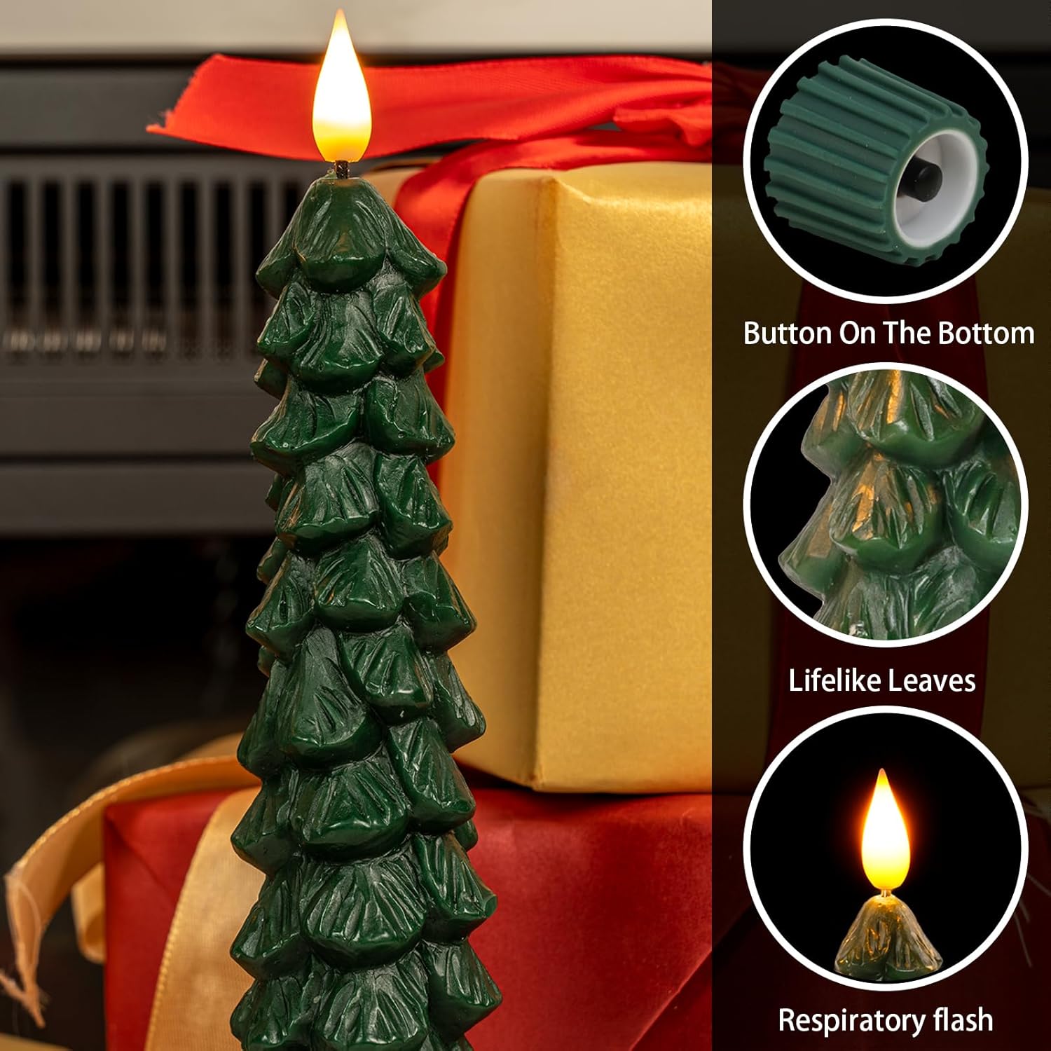 On Sale🔥Christmas Tree Candles with Remote