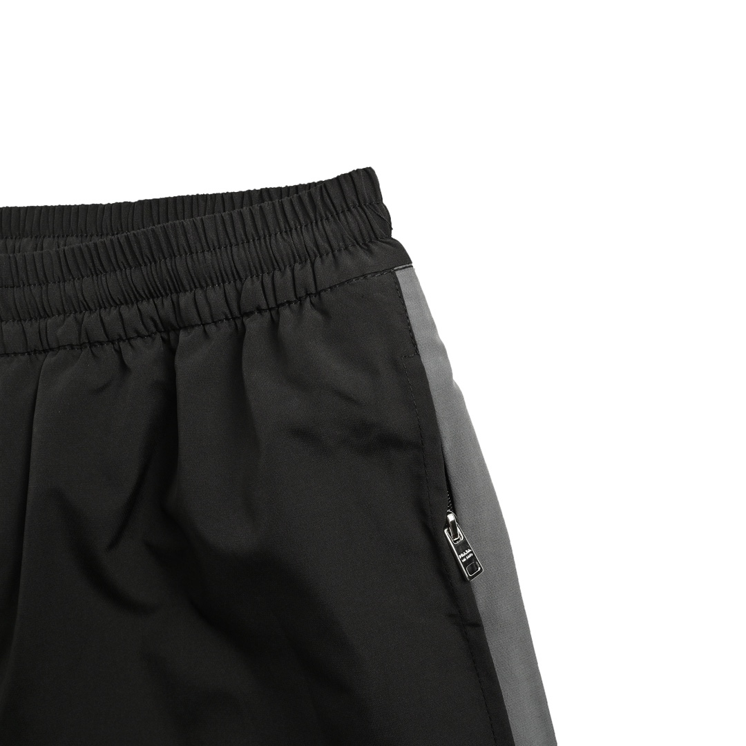 Prada 24Fw triangle logo webbing trousers