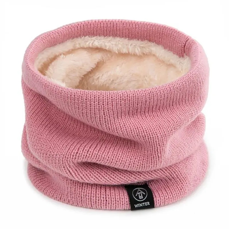 Fleece-Lined Winter Scarf - Soft, Warm & Windproof Neck Gaiter for Men and Women