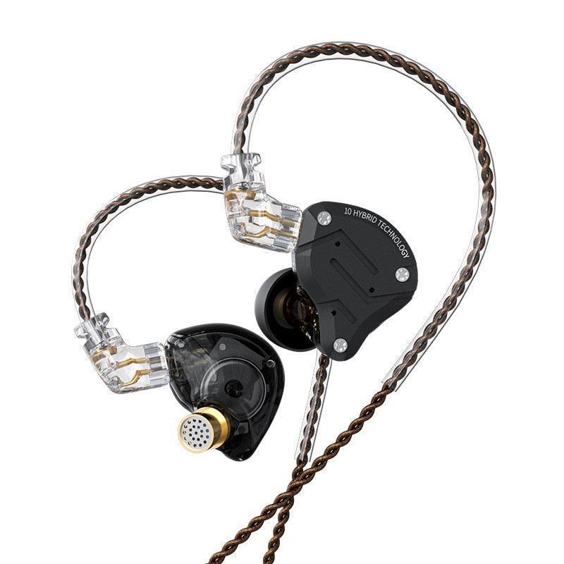 KZ ZS10 PRO - 10 Drivers Gaming Earphones