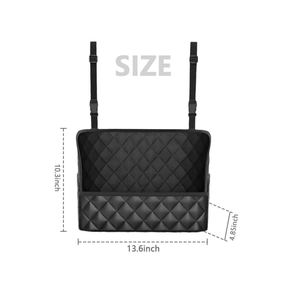 💖Last Day 50% OFF💖Large Capacity Leather Car Net Pocket Handbag Holder