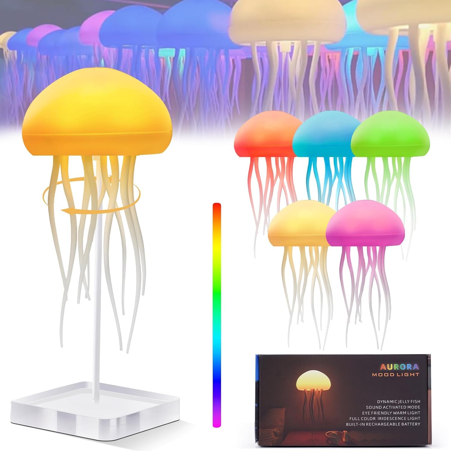 LED Jellyfish Lamp