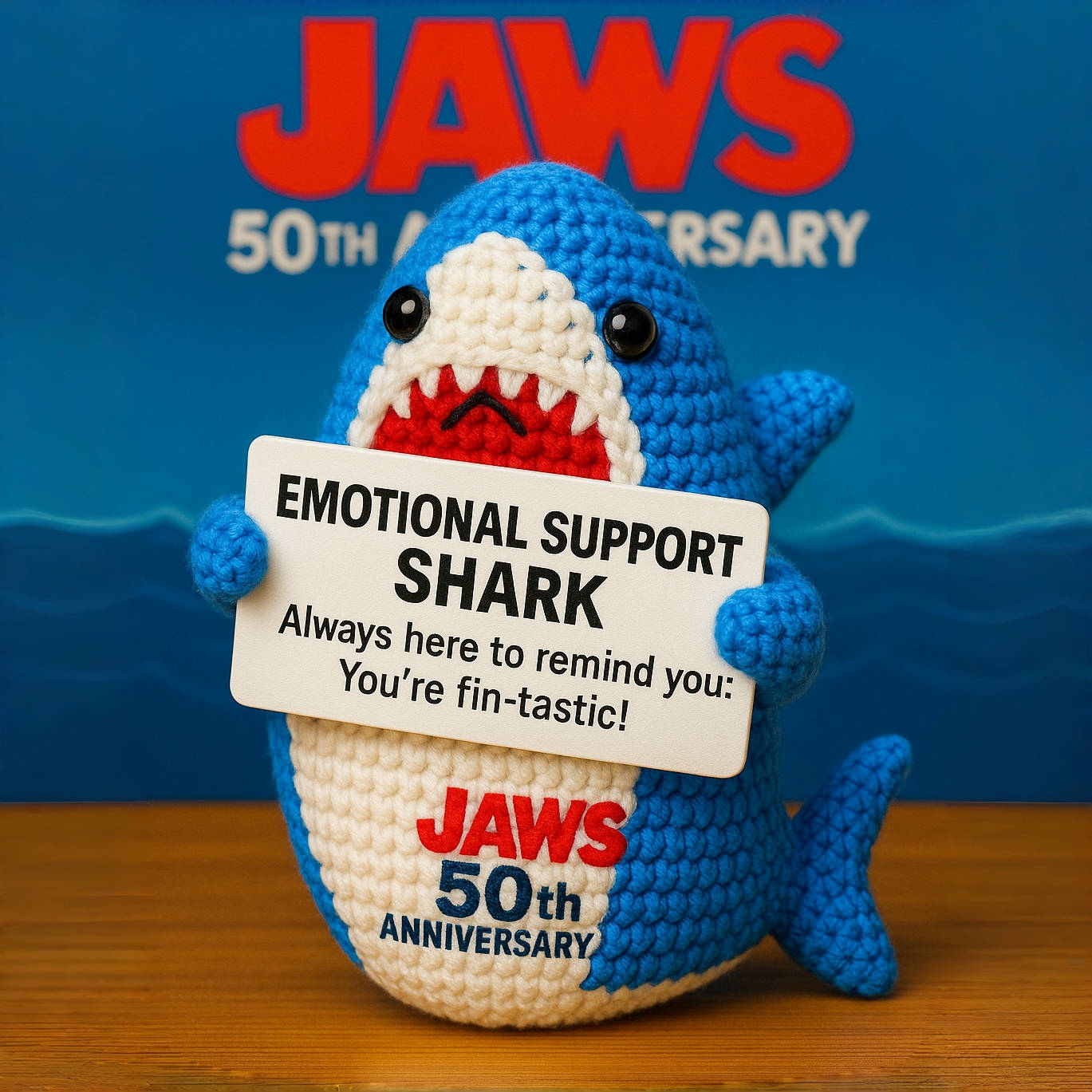 J*ws 50th Anniversary Crocheted Emotional Support Dolls