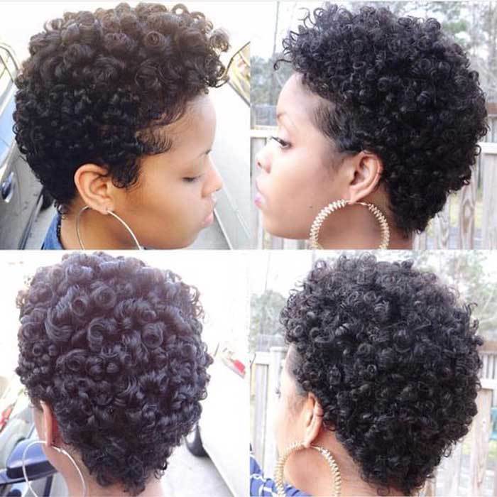 Luna C08 Gorgeous Short Curly Wig for Black Women