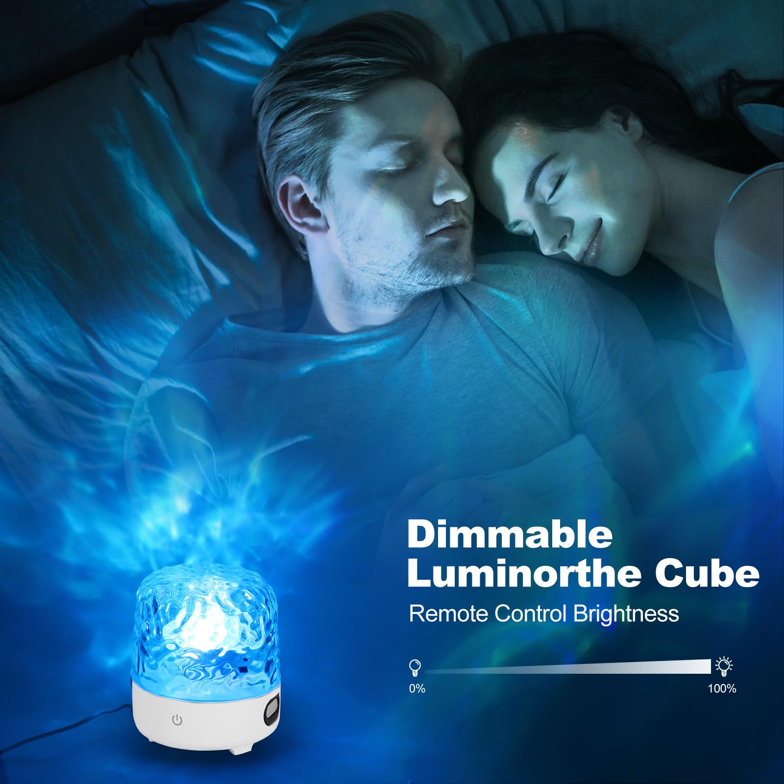 💥ON SALE💥- Water Ripple Lamp LED Projector Light with 16 Color Effects💡 🌈