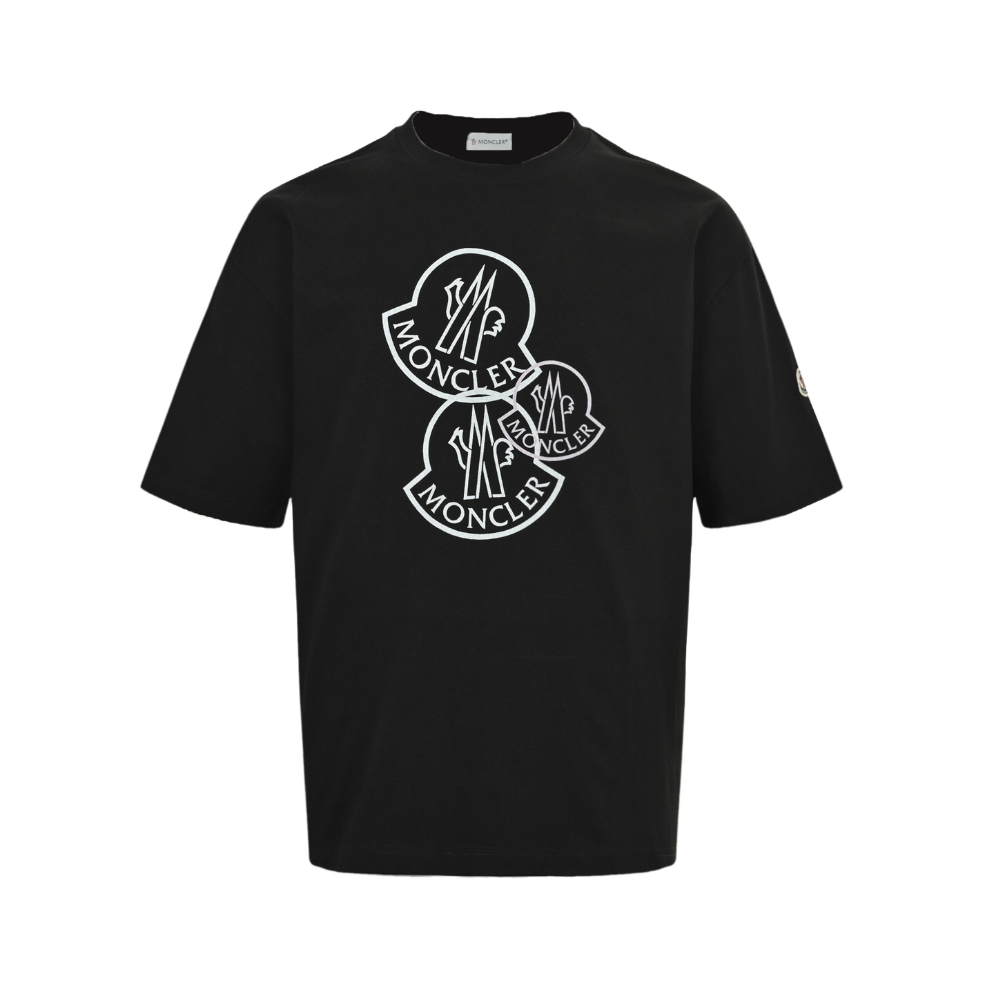 Moncler 25ss three logo print short sleeves