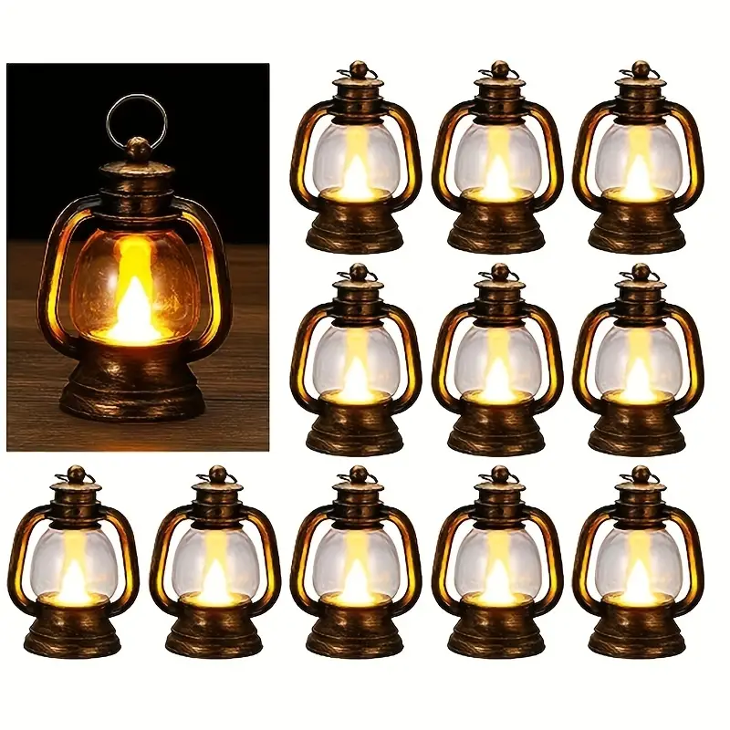 🕯️🕯️2024 Christmas Carnival Night Sale - Mini Vintage LED Candle Lights