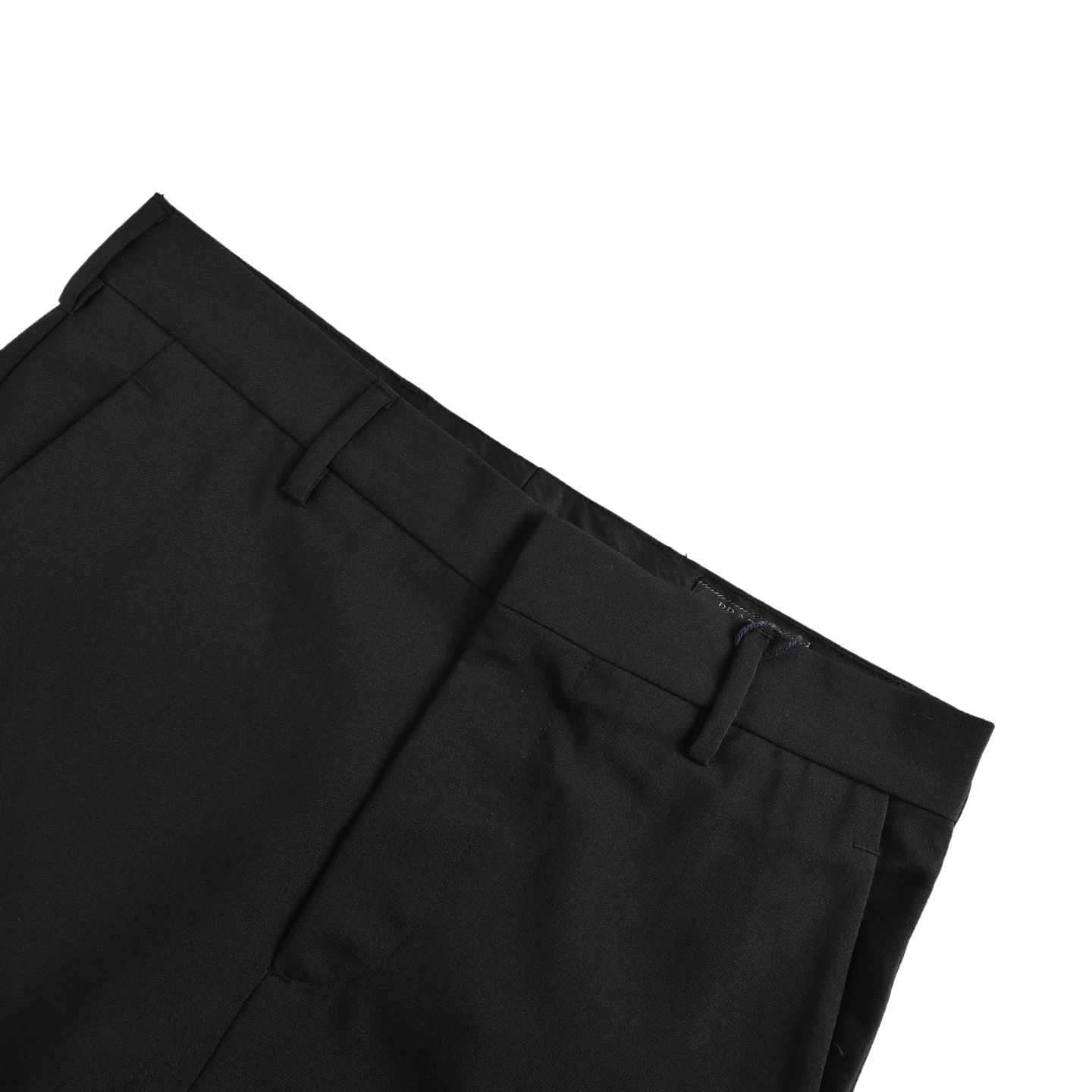 Prada 25ss back pocket triangle logo stretch trousers