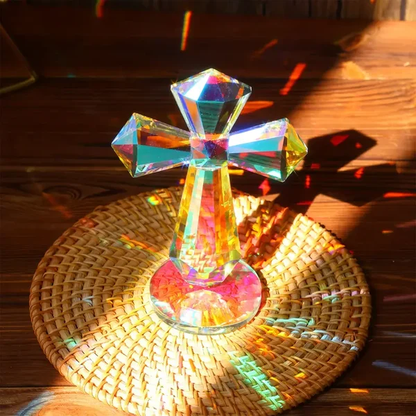ON SALE🔥✝️💎 6 inch Crystal Cross Suncatcher-✨Buy 2 Get 10% OFF & Free Shipping