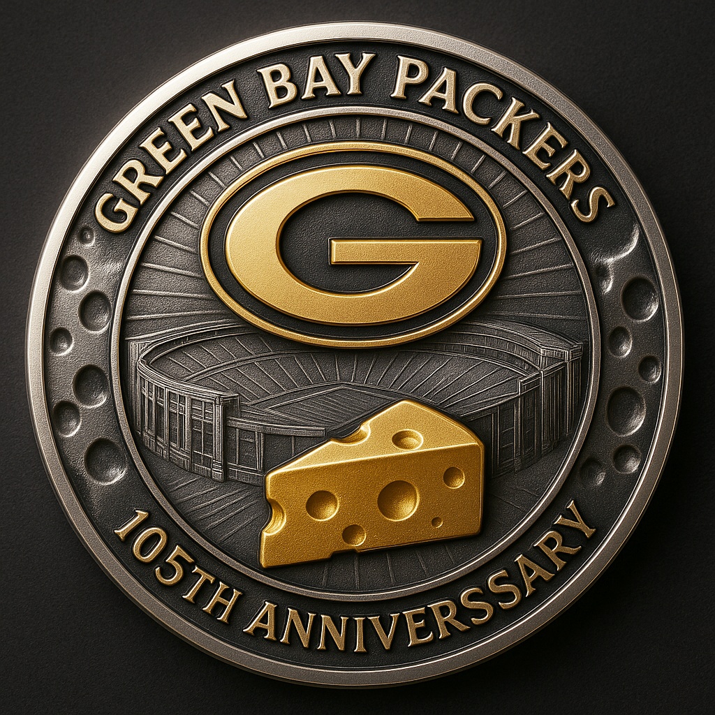 Green Bay Packers 105th Anniversary Commemorative Coin
