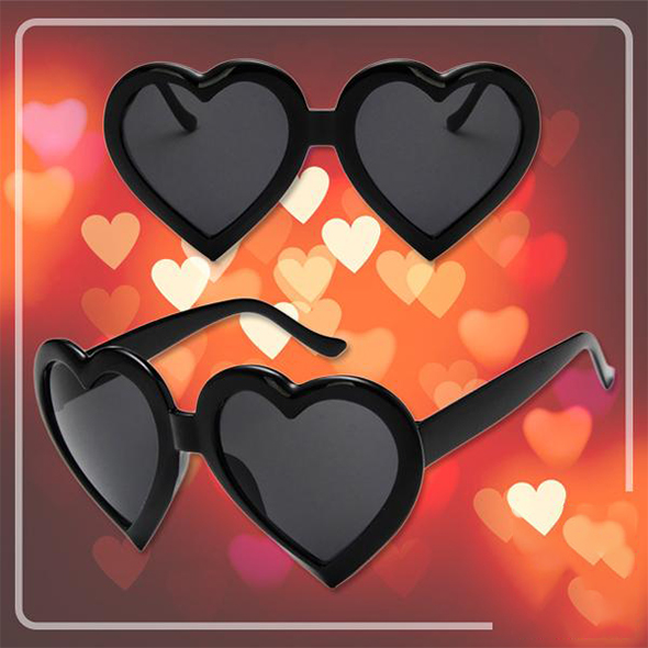 ❤️🧡💛Magic Hearts Diffraction Glasses💚💙💜