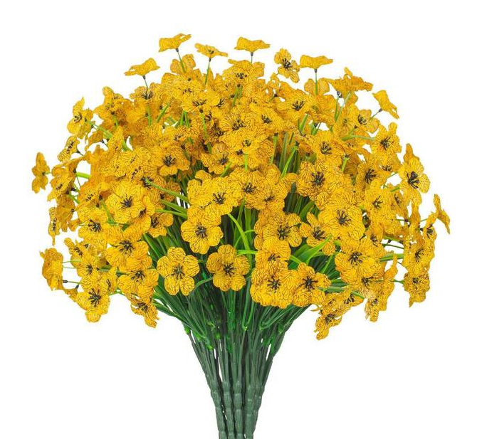 💥ON SALE💥Artificial Silk Outdoor Fall Mums Flowers🍂 UV resistant, Waterproof ,Windproof🏡